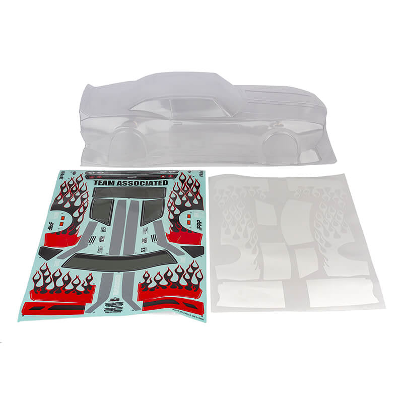 TEAM ASSOCIATED DC10 CLASSIC BODY SET CLEAR