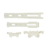 TEAM ASSOCIATED DC10 PLASTIC SHOCK TOWERS/TOP DECK NATURAL
