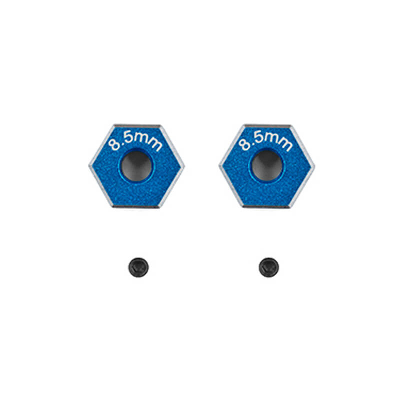 TEAM ASSOCIATED DC10 FTALUMINIUM WHEEL HEXES 8.5MM