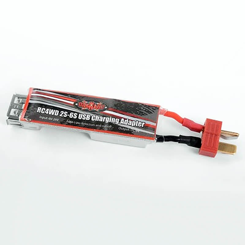 RC4WD 2S-6S USB CHARGING ADAPTER W/T STYLE PLUG
