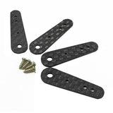PRECISION AEROBATIC CARBON MD SIZE LONG SERVO ARMS - 4PC AC-1913