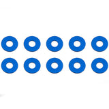 ASSOCIATED BLUE ALUMINUM BULKHEAD WASHERS 7.8 x 0.5MM (10)
