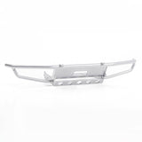 RC4WD GUARDIAN STEEL FRONT WINCH BUMPER W/IPF LIGHTS FOR AXIAL 1/10 SCX10 II UMG10 (SILVER)