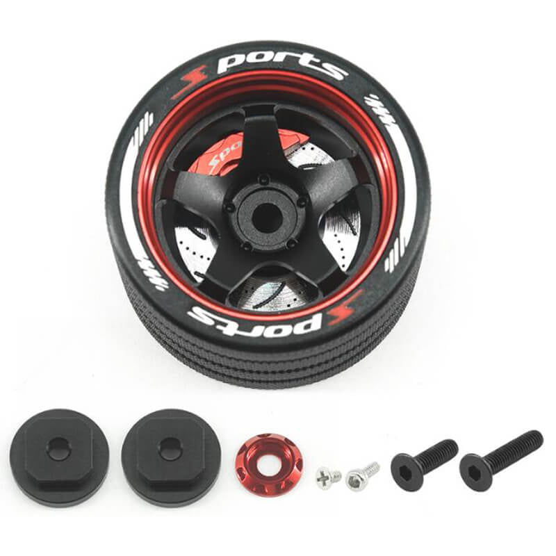 FASTRAX ALUM STEERING 5-SPOKE WHEEL - SANWA FUTABA FLYSKY FAST423R