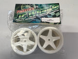 Fastrax JC Kyosho Rear Wheels White JCKR-W (Box 13)