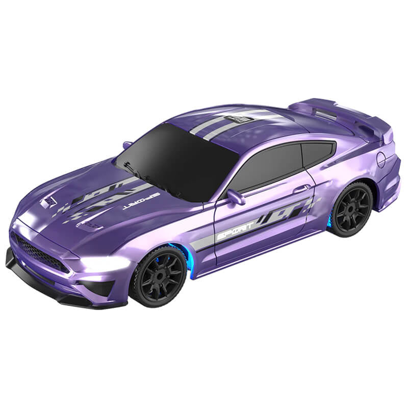 E-ZEE RC 1/43 LIGHTING MUSCLE 4WD DRIFT CAR w/GYRO - PURPLE EZ-8500EPU