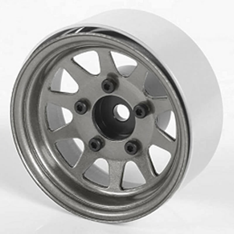 RC4WD OEM STAMPED STEEL 1.55 Inch BEADLOCK WHEELS (PLAIN)