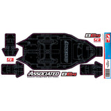 TEAM ASSOCIATED RC10B6.4 FT CHASSIS PROTECTIVE SHEET +3MM