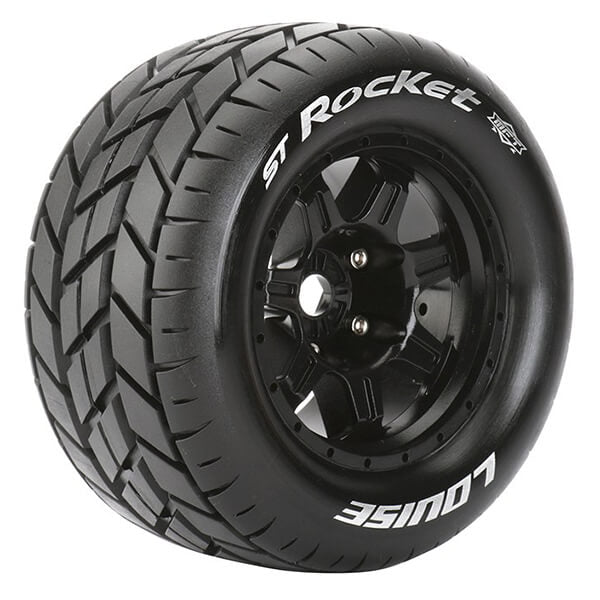 LOUISE RC ST-ROCKET 1/8 SPORT 0 Inch OFFSET HEX 17MM BLACK