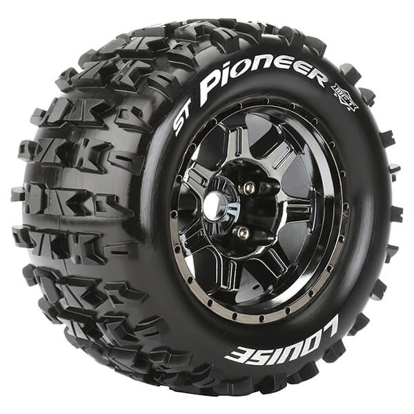 LOUISE RC ST-PIONEER 1/8 SPORT1/2 OFFSET HEX 17MM BLACK CH