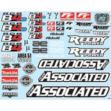 TEAM ASSOCIATED RC8B4 DECAL SHEET