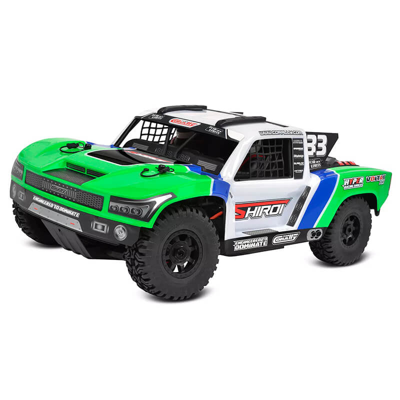 CORALLY SHIROI XP6 ROLLER SHORT COURSE TRUCK - GREEN