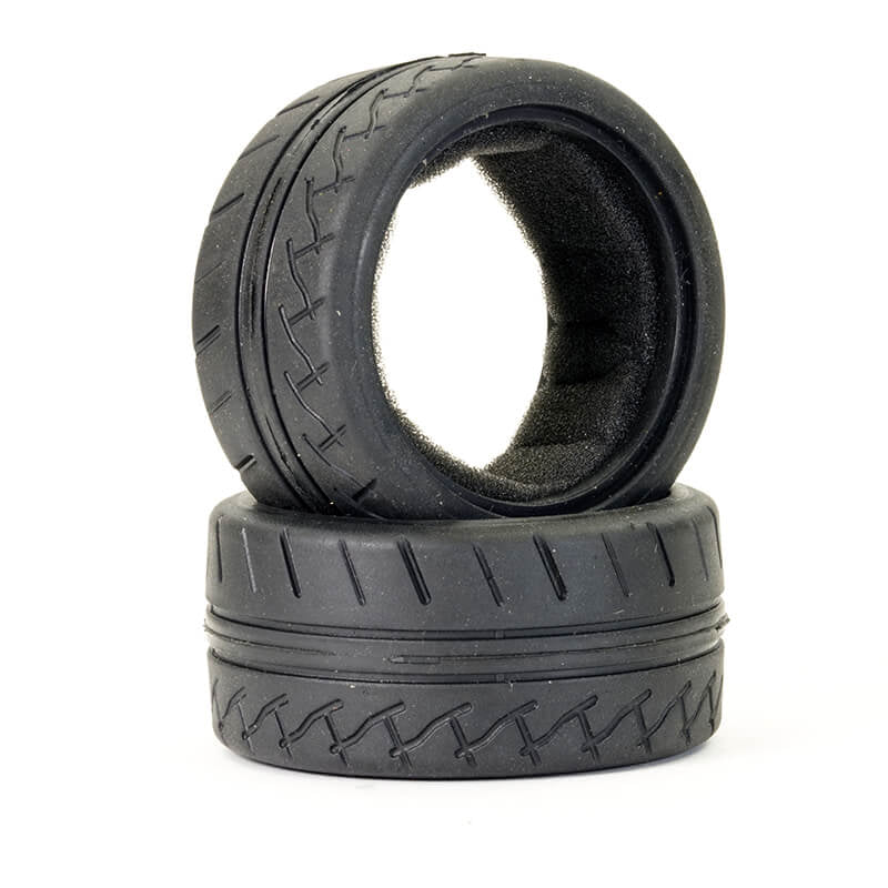 FTX STINGER REAR 32MM RUBBER TYRE w/INSERTS (PR)