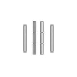 TEAM ASSOCIATED RC12L FRONT AXLE & KING PIN SET
