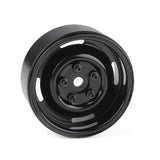 RC4WD 1.9 Inch LANDIES VINTAGE STAMPED STEEL B/LOCK WHEELS BLACK