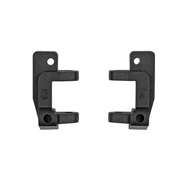 TEAM ASSOCIATED RC10 FRONT CASTER BLOCKS 25 DEG BLACK AS6402
