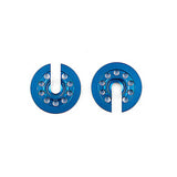 TEAM ASSOCIATED DC10 SHOCK SPRING CUPS ALUMINIUM