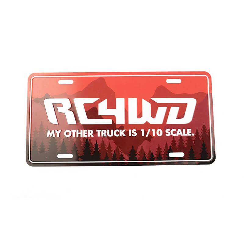 RC4WD MY OTHER TRUCK LICENSE PLATE