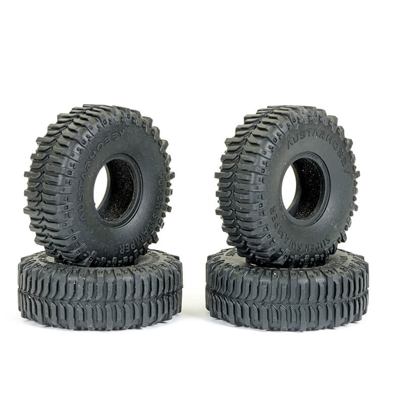 FASTRAX TRX-4M SUPER SWAMPERTYRE & FOAM SET (4PC) 60x21mm