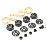 FTX OUTBACK MINI X/XP STEELIE W/BRASS INNER BEAD 1.2 WHEELS FTX9449BK