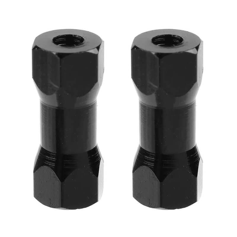 CORALLY CHASSIS POST 15MMM3 BLACK 2 PCS