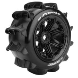 LOUISE RC ST-PADDLE 1/8 SPORT BLACK E-REVO FR & RR E-MAXX