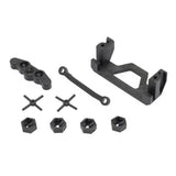 CEN RACING WHEEL HEX & SERVO MOUNT (CROSS PIN REAR LOWER MOUNT)