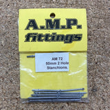 AMP 2 Hole Stanchions 50mm AM72