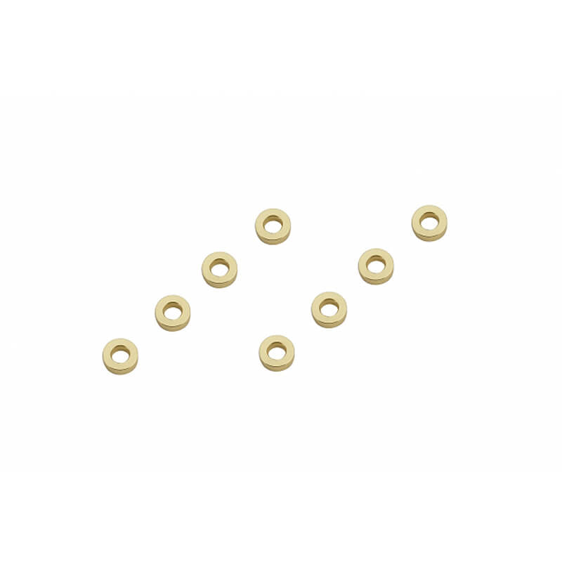 LOUISE RC ALUMINIUM SPACER 3X6X2(8 PCS)