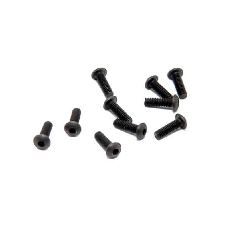 HOBAO HYPER TT2.0 M2.5 x 8MM BUTTON HEAD SCREWS (10)