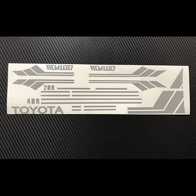 RC4WD CLEAN STRIPES FOR MOJAVE II 2/4 DOOR DECAL SHEET (GREY