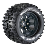 LOUISE RC MT-PIONEER 1/10 SOFT HEX 14MM BLACK ARRMA GRANITE