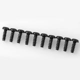 RC4WD BUTTON HEAD SELF TAPPING SCREWS M3 X 8MM (BLACK)