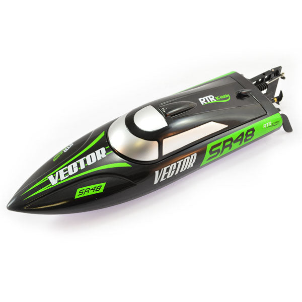 VOLANTEX RACENT VECTOR SR48 BRUSHLESS BOAT ARTR- BLACK