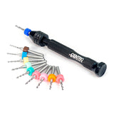 CENTRO PRECISION SHOCK PISTON HAND DRILL BIT SET - 1.1-2.0MM