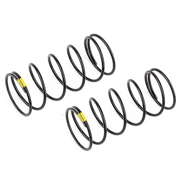 TEAM ASSOCIATED 13MM FRONT SHOCK SPRINGS YELLOW 3.8LB/IN L44 6.5T 1.2D