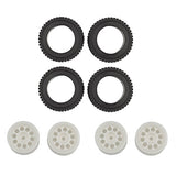 TEAM ASSOCIATED RC10 RALLY 4X4 WHEEL & TYRE SET