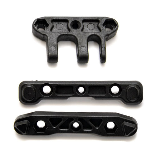 HOBAO HYPER SS/CAGE FRONT/REAR LOWER PLASTIC ARM HOLDER SET - C PL