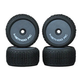 METHOD NITRAGRIP 1/24 TRUCK TYRES F/R ON 7MM HEX GREY (4)