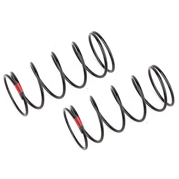 TEAM ASSOCIATED 13MM FRONT SHOCK SPRINGS RED 4.0LB/IN L44 6.25T 1.2D