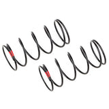 TEAM ASSOCIATED 13MM FRONT SHOCK SPRINGS RED 4.0LB/IN L44 6.25T 1.2D