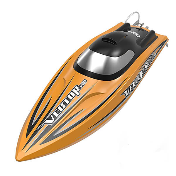 VOLANTEX VECTOR SR80 PRO ARTR BOAT (NO BATT)- BLACK/ORANGE