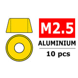 TEAM CORALLY ALUMINIUM WASHER FOR M2.5 SOCKET HEAD SCREWS C-3214-25-0