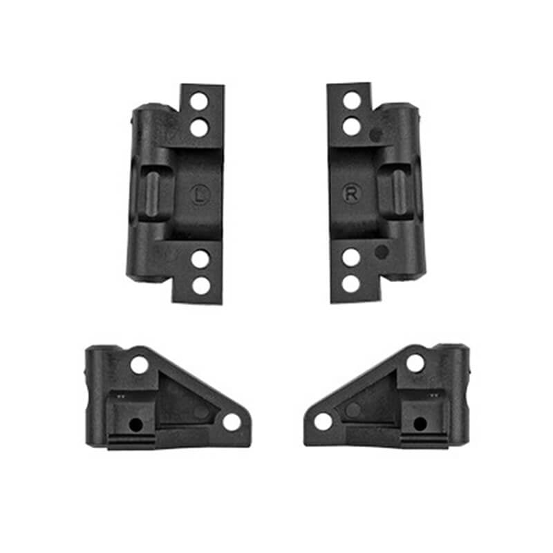 TEAM ASSOCIATED RC10 ARM MOUNTS FRONT & REAR BLACK AS6401