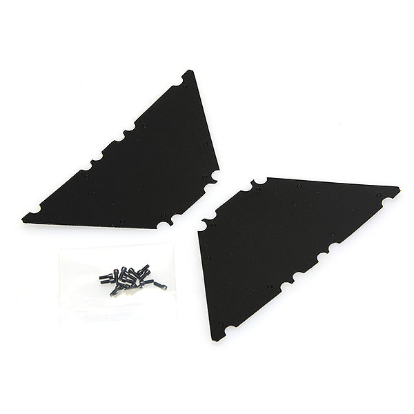 CEN RACING FRAME PROTECTOR BLACK (2PCS)