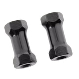 CORALLY CHASSIS POST 12MM ALUALUMINUM BLACK 2 PCS