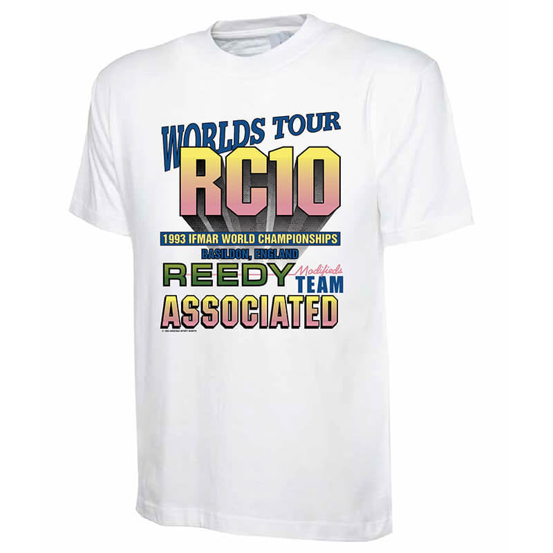 TEAM ASSOCIATED/REEDY WORLDS TOUR 1993 T-SHIRT - X-LARGE