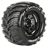 LOUISE RC MT-CYCLONE 1/8 SPORT 0 Inch OFFSET HEX 17MM BLACK CHROME