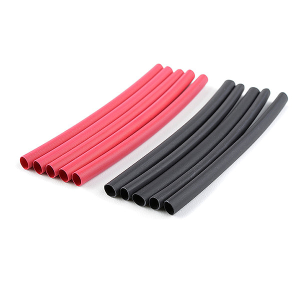 CORALLY SHRINK TUBING 3.2MM RED + BLACK 10 PCS