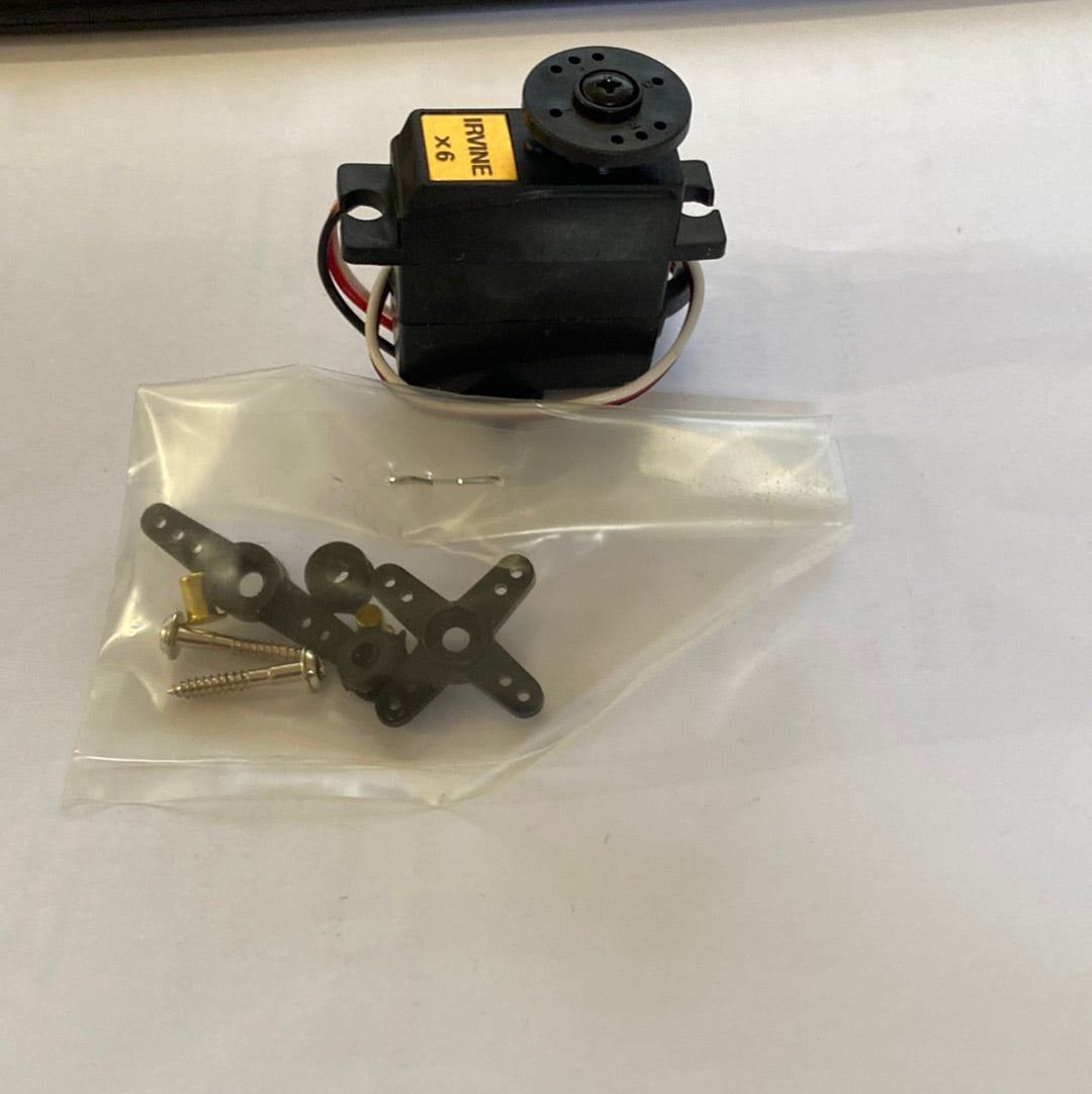 Irvine X6 Futaba Micro Servo with accessories